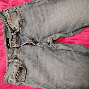 Aeropostale Light Blue Super Low Rise Flare Jeans 14